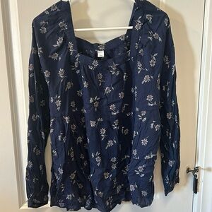 Floral women’s long sleeve shirt